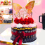 Butterfly Bliss Dairy Milk Chocolate Floral Cake