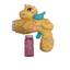 Electric Cute Pegasus Unicorn Bubble Gun Blaster - Automatic Multi-Hole Bubble Maker Machine for Kids and Toddlers