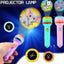 Mini Projector for Kids Flashlight Torch Kids Projection Light Toy Education Learning Night Light Before Going to Bed Best Gift for Kids Sleeping Story Toys for Toddlers