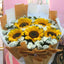 Golden Sunflower Bliss Bouquet – Radiant Bloom Collection