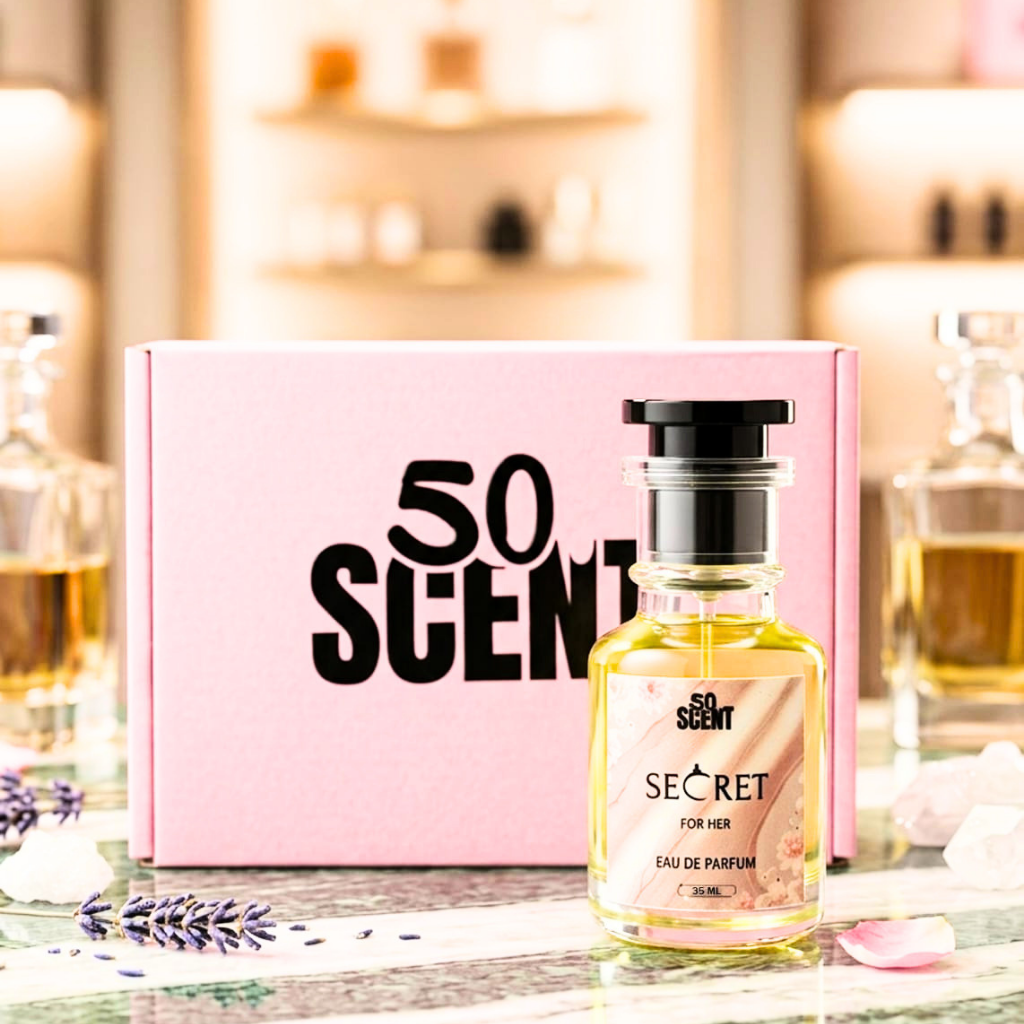 50SCENT Secret For Her Eau De Parfum – Premium 35ml Women's Fragrance with Luxury Gift Box Main image