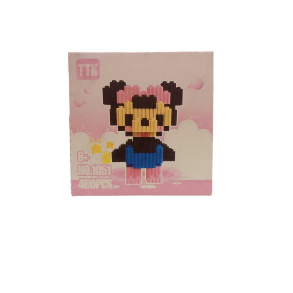 TTK 1051 Minnie Mouse Disney Character Micro Building Block Set – 460 Pieces Main image