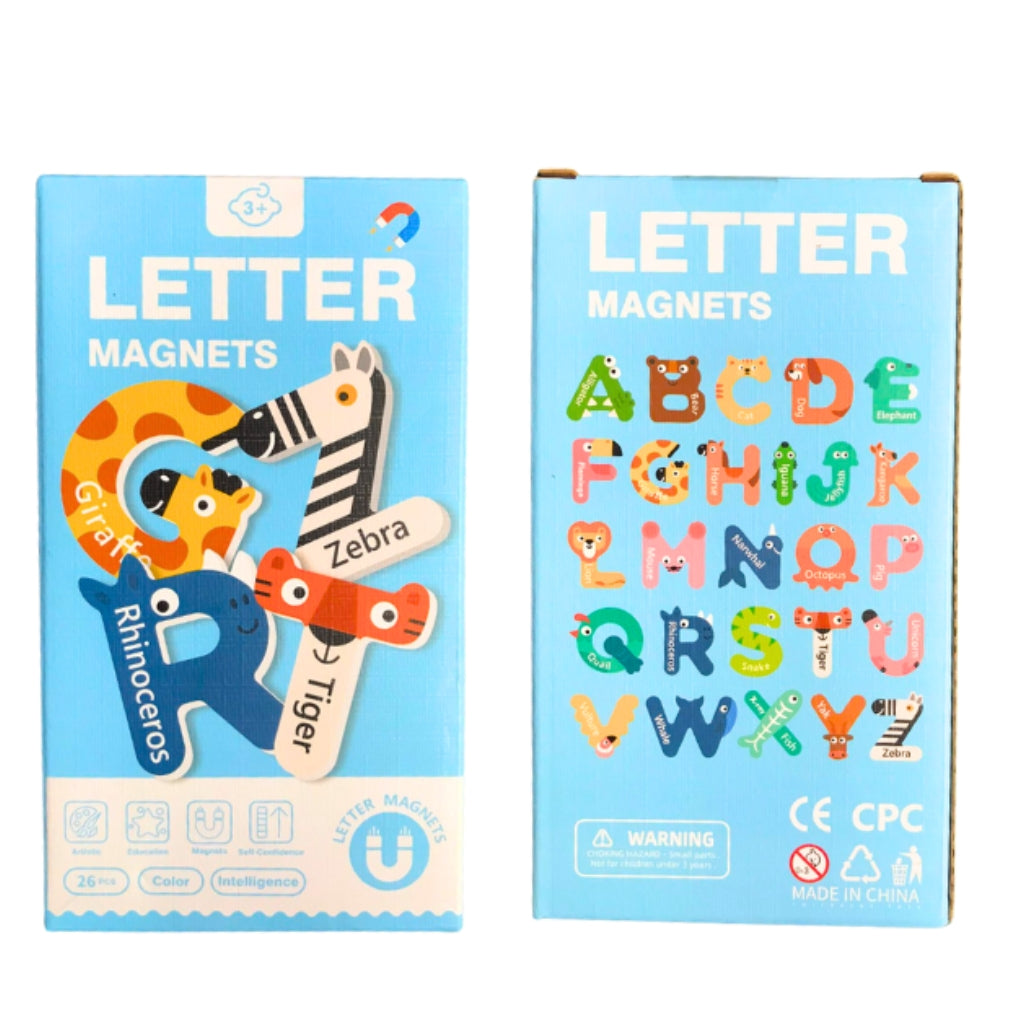 Large Magnetic Letters for Kid Magnets Fridge Animals Alphabet Toys, Children Magnetic Refrigerator Uppercase ABC Alphabets Secondary image