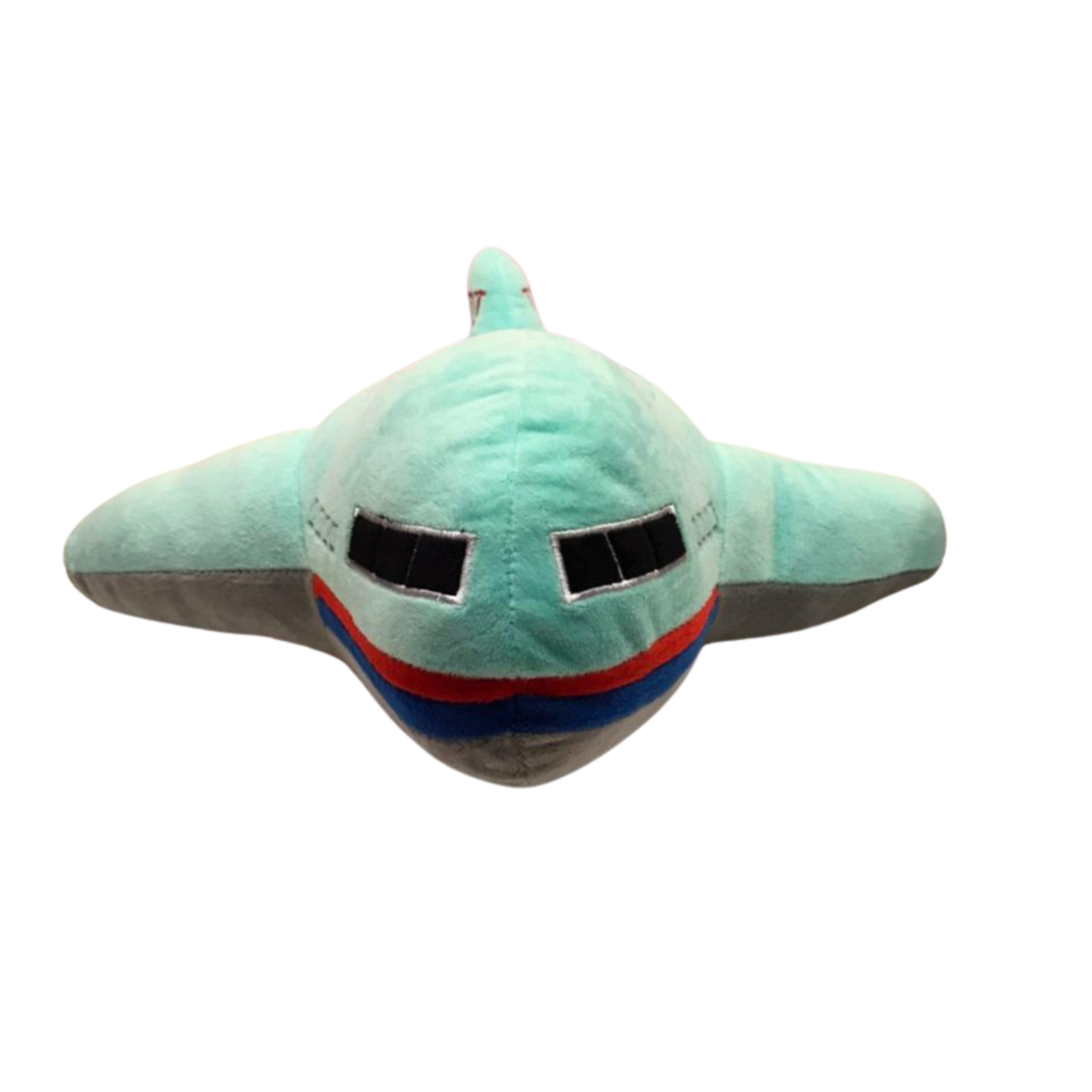 Soft Plush Toy Airplane with Colorful Wing Main image