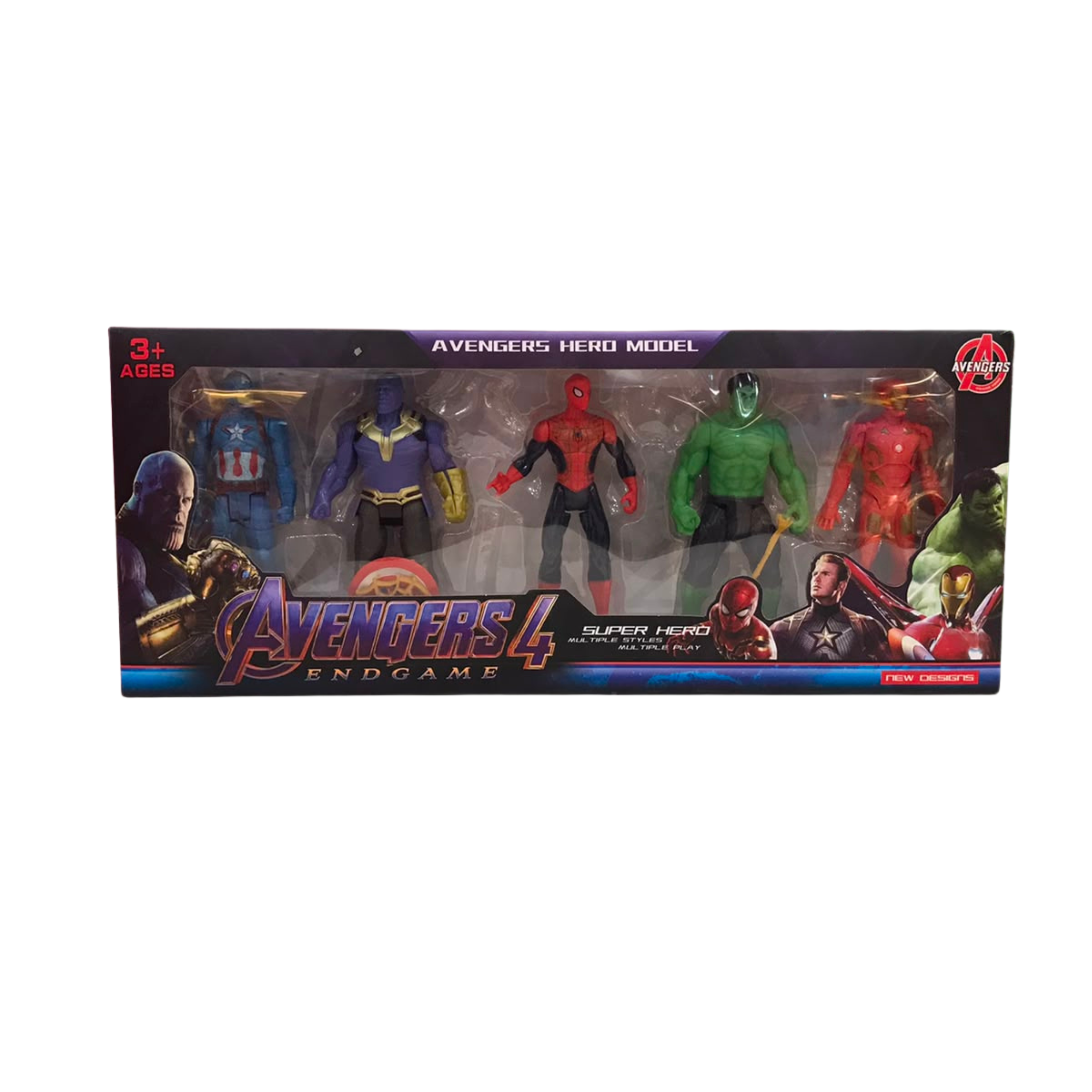 Avengers Endgame Hero Model Super Hero Action Figure 5-Piece Toy Set Main image