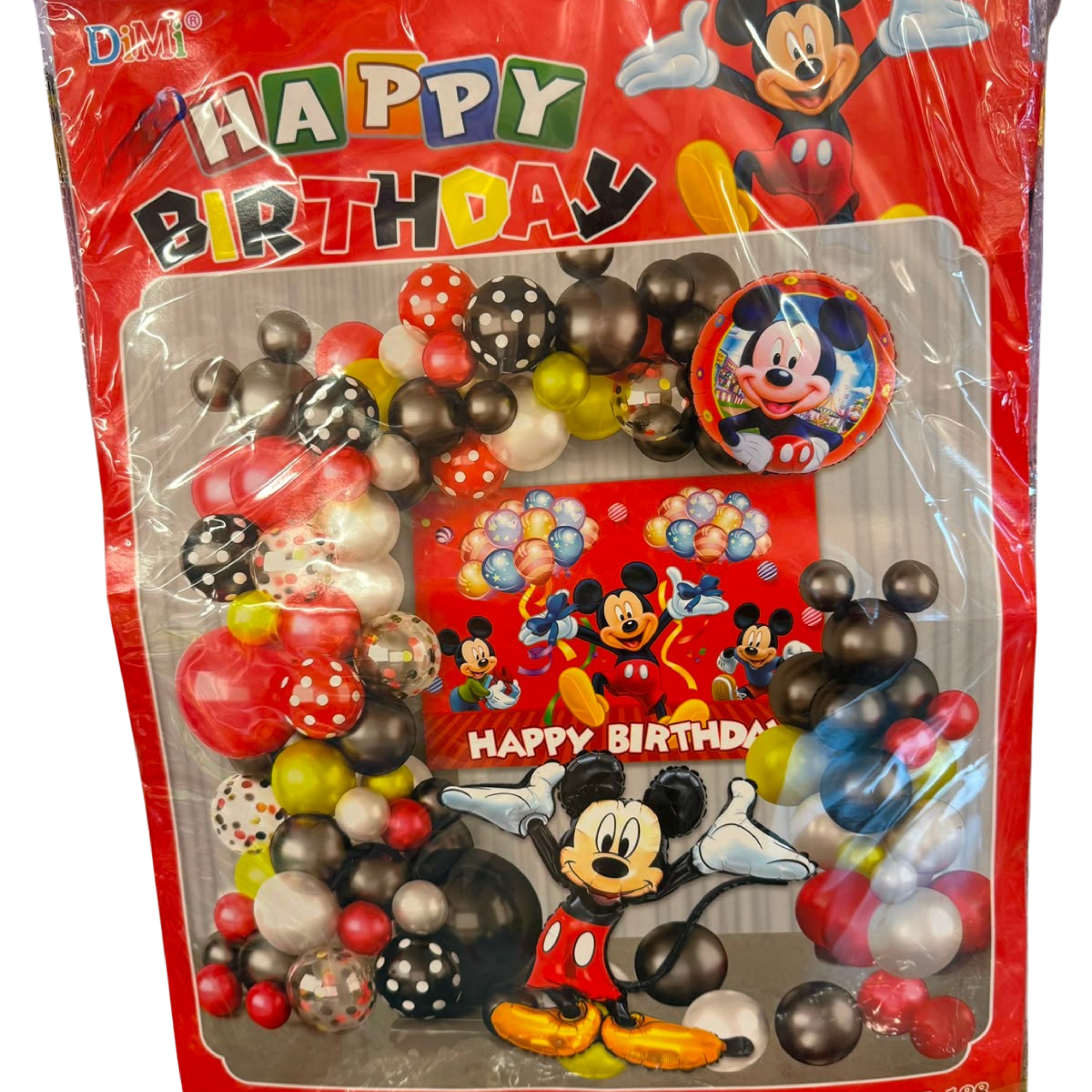 Mickey Mouse Theme Birthday Decoration Kit – Complete Party Balloon Main image