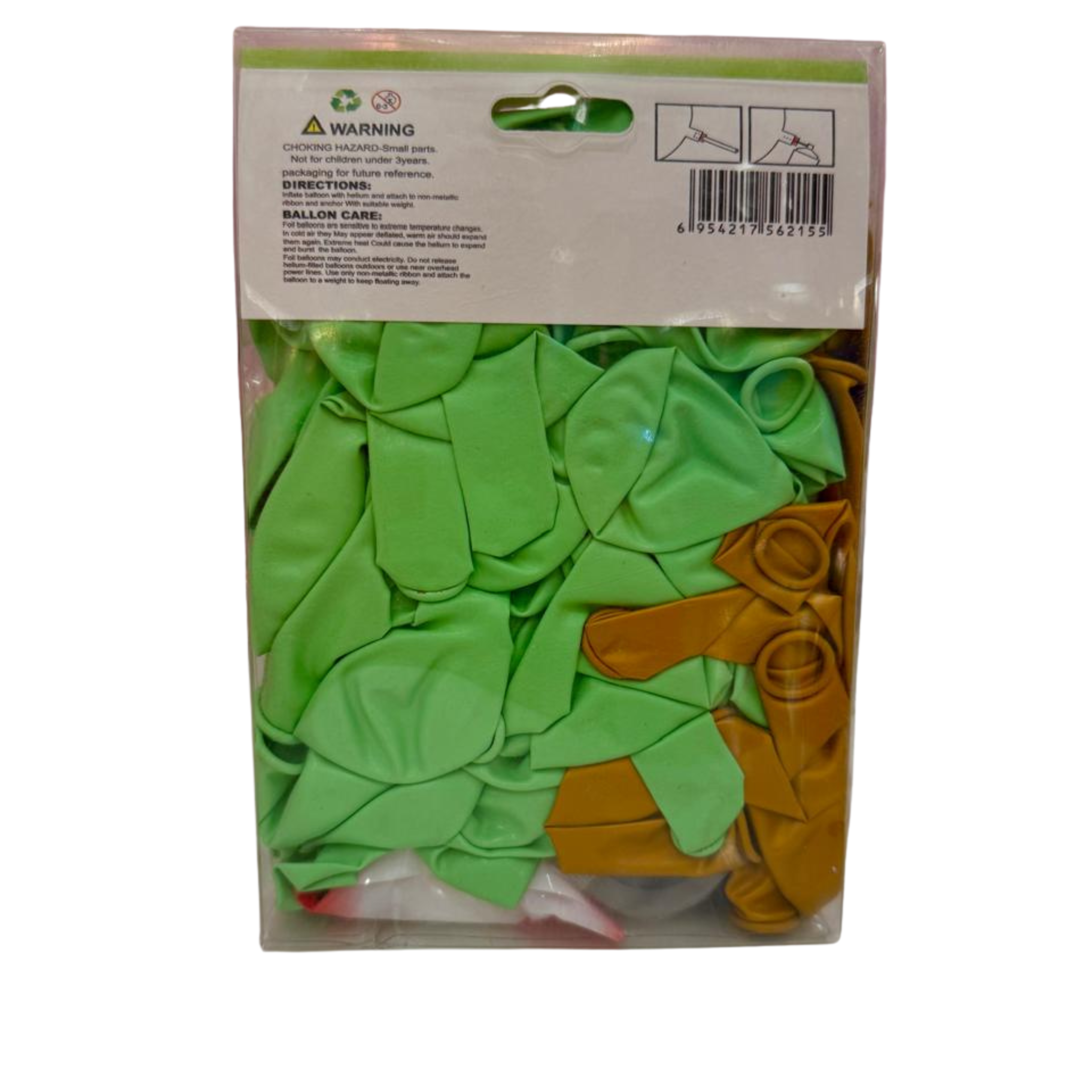 113pcs Sage Green and Gold Balloon Arch Kit – Mint Birthday & Wedding Garland Set Main image