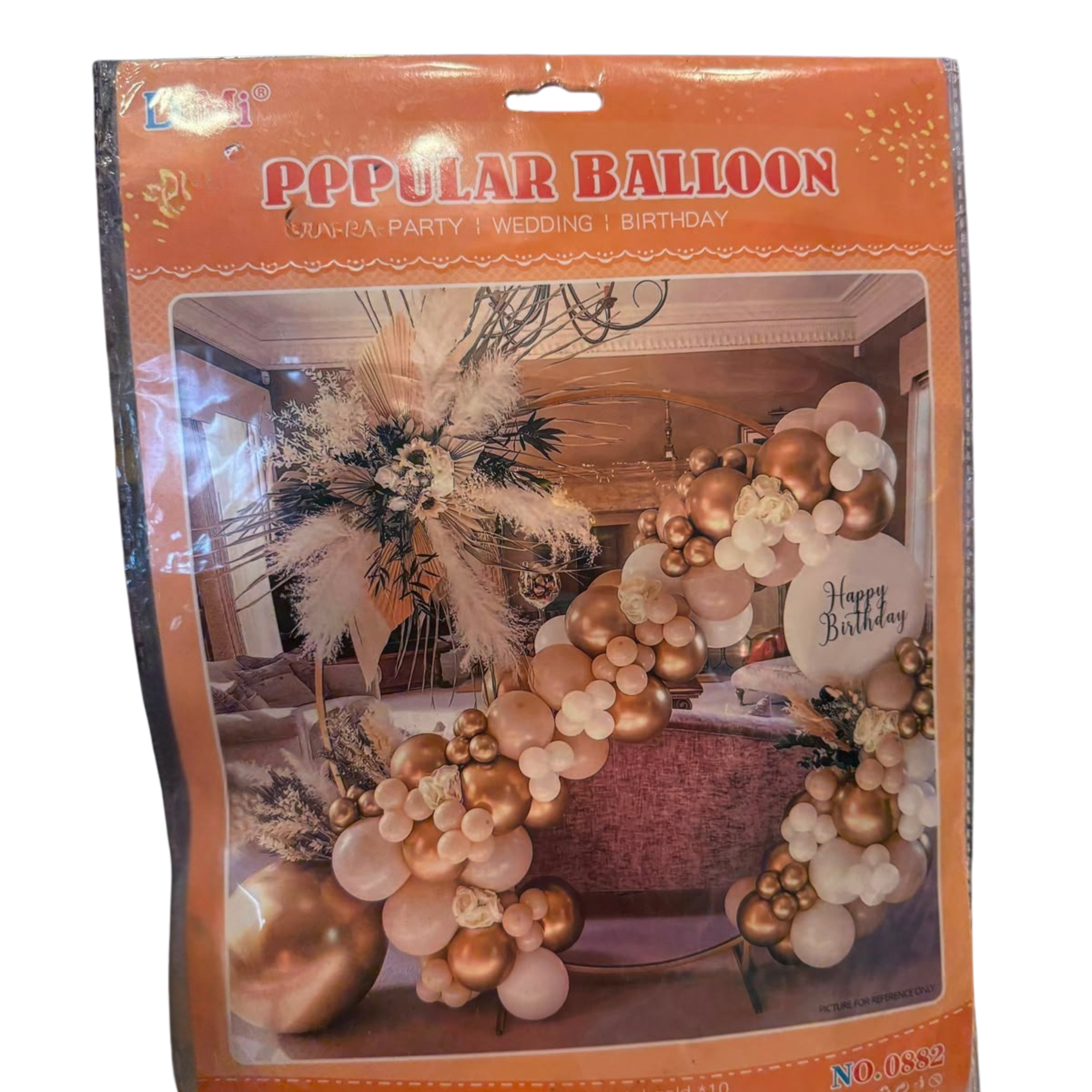 DiMi Luxury Rose Gold & Nude Balloon Arch Kit – Boho Wedding & Birthday Garland Set (No. 0832) Main image