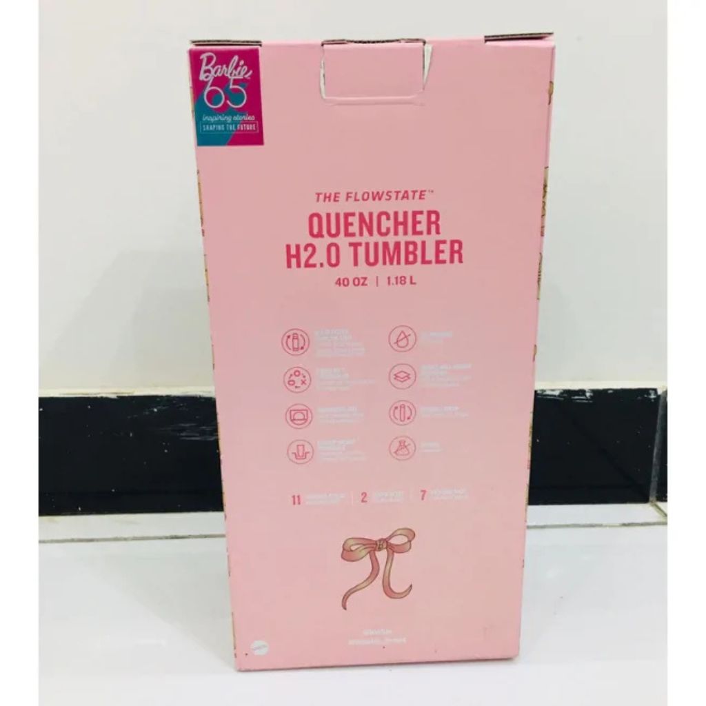 The Stanley x Barbie Quencher | 40 OZ – ’80s Peaches ‘N Cream