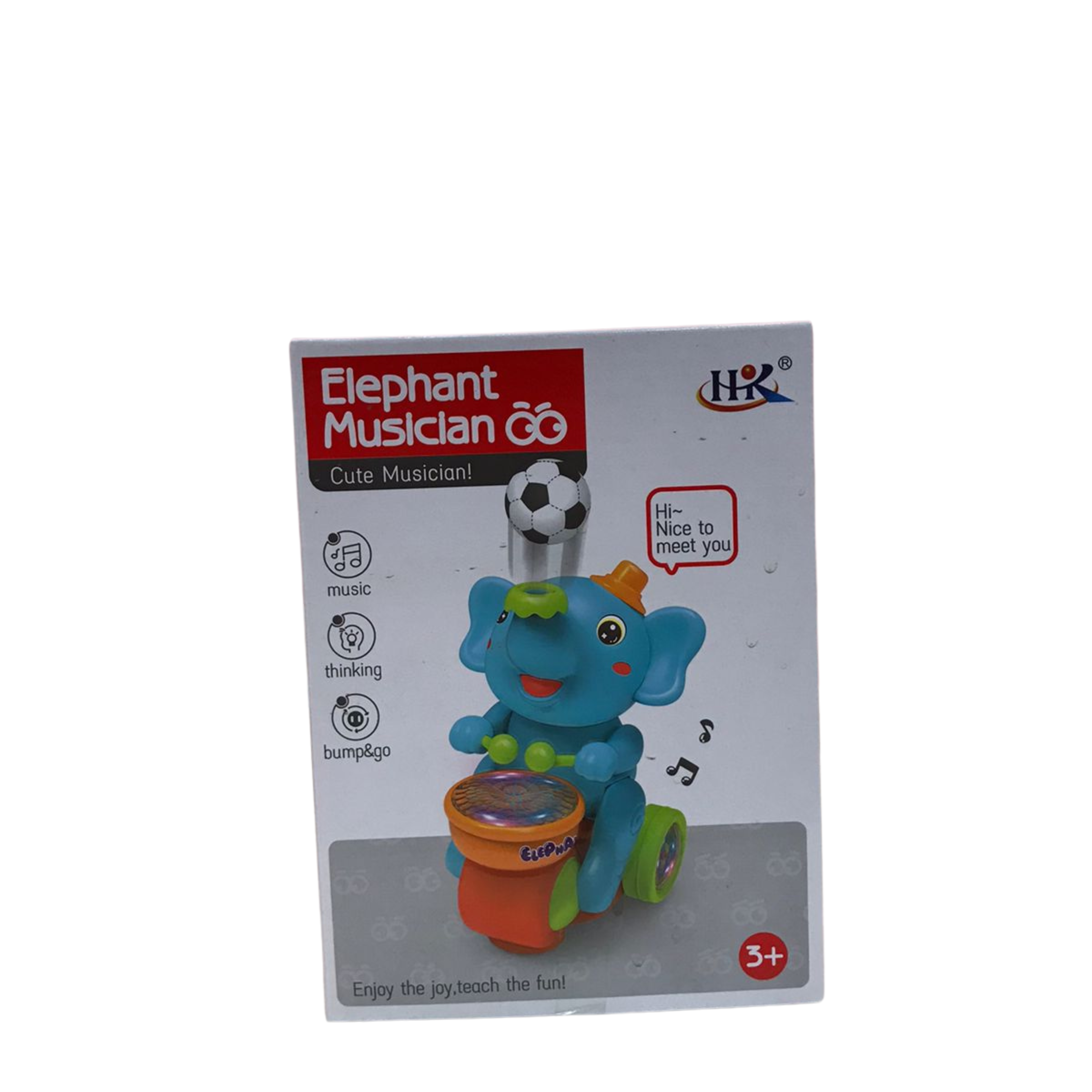 Elephant Musician Interactive Walking Toy with Levitation Ball Main image