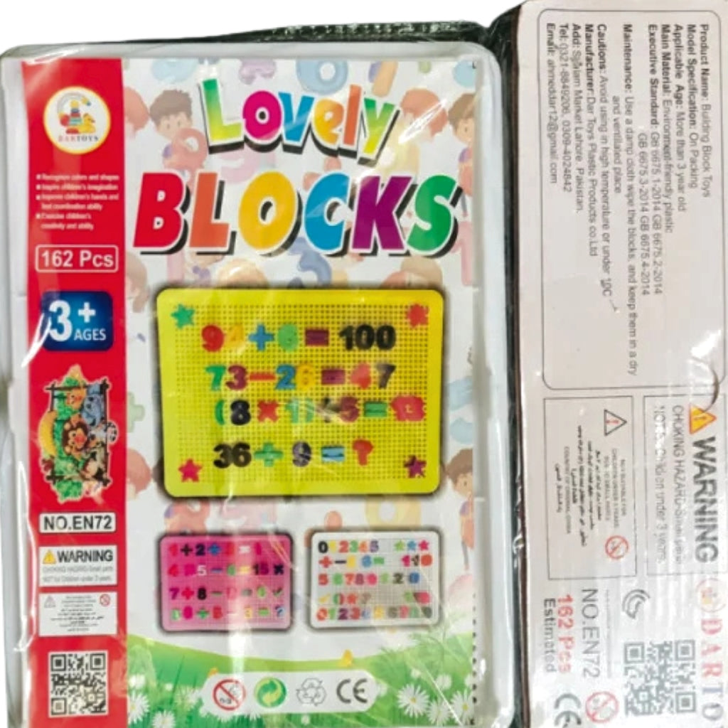Lovely DIY Blocks – Dart Toys For Kids Easy Learning – Blocks Pin Numbers with White Board Toy for Kids