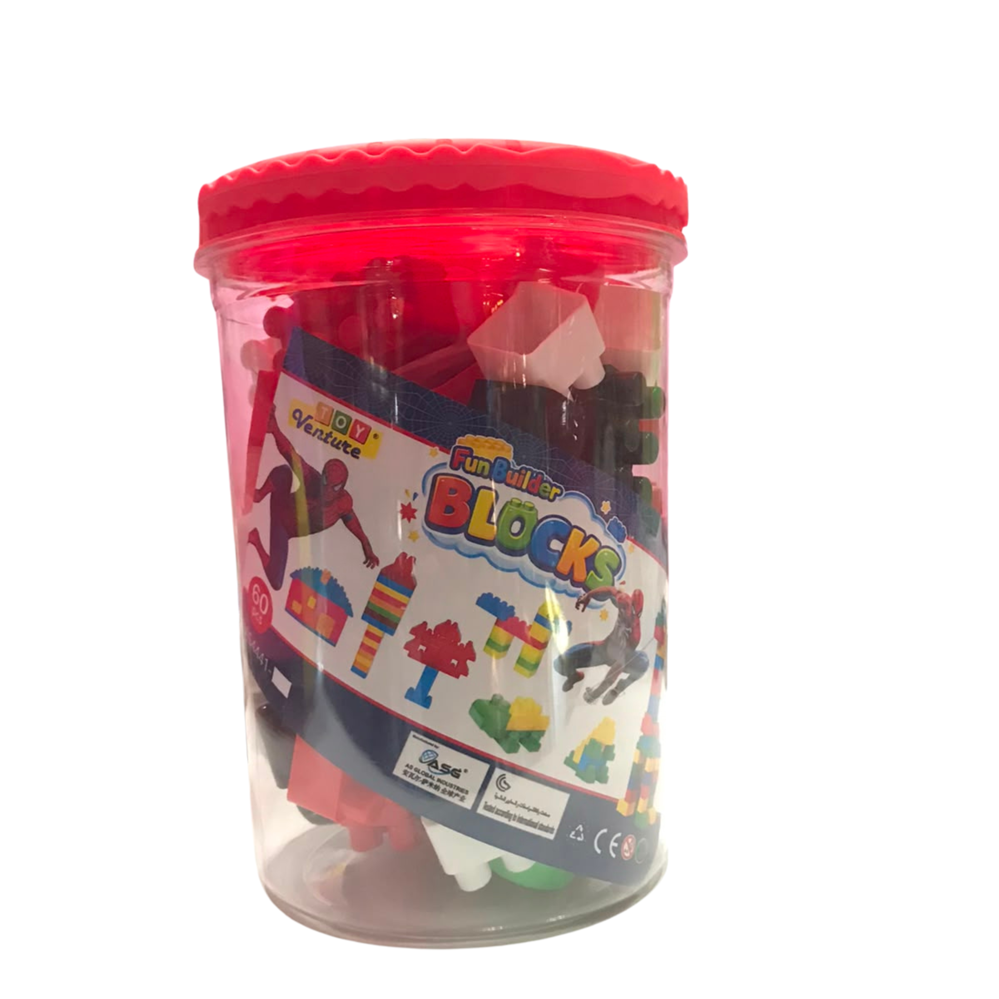 Toy Venture Fun Builder Building Blocks Set (60 Pieces) Secondary image