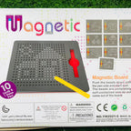 Magnet Board Game For Kids Magnetic Drawing Learning Board Magnetic Slate with Free Stylus Pen & 10 Cards