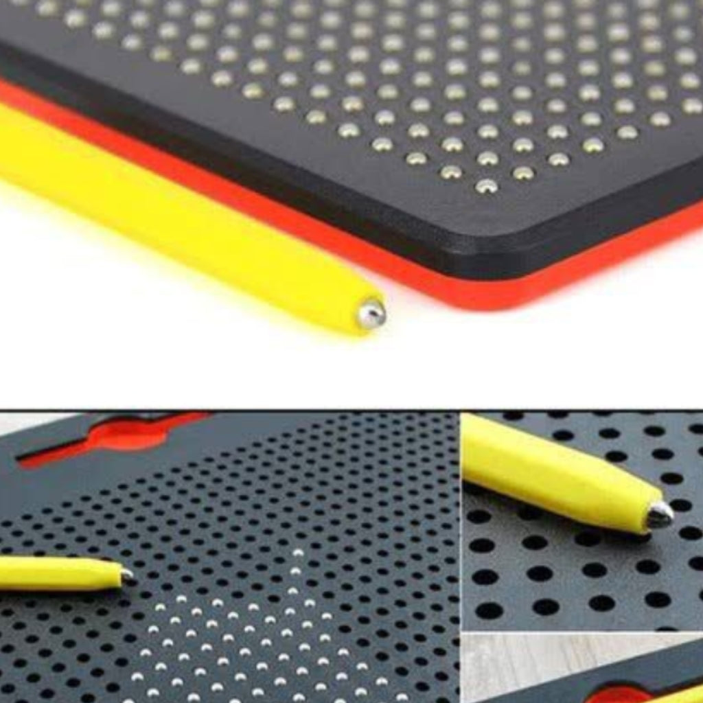 Magnet Board Game For Kids Magnetic Drawing Learning Board Magnetic Slate with Free Stylus Pen & 10 Cards