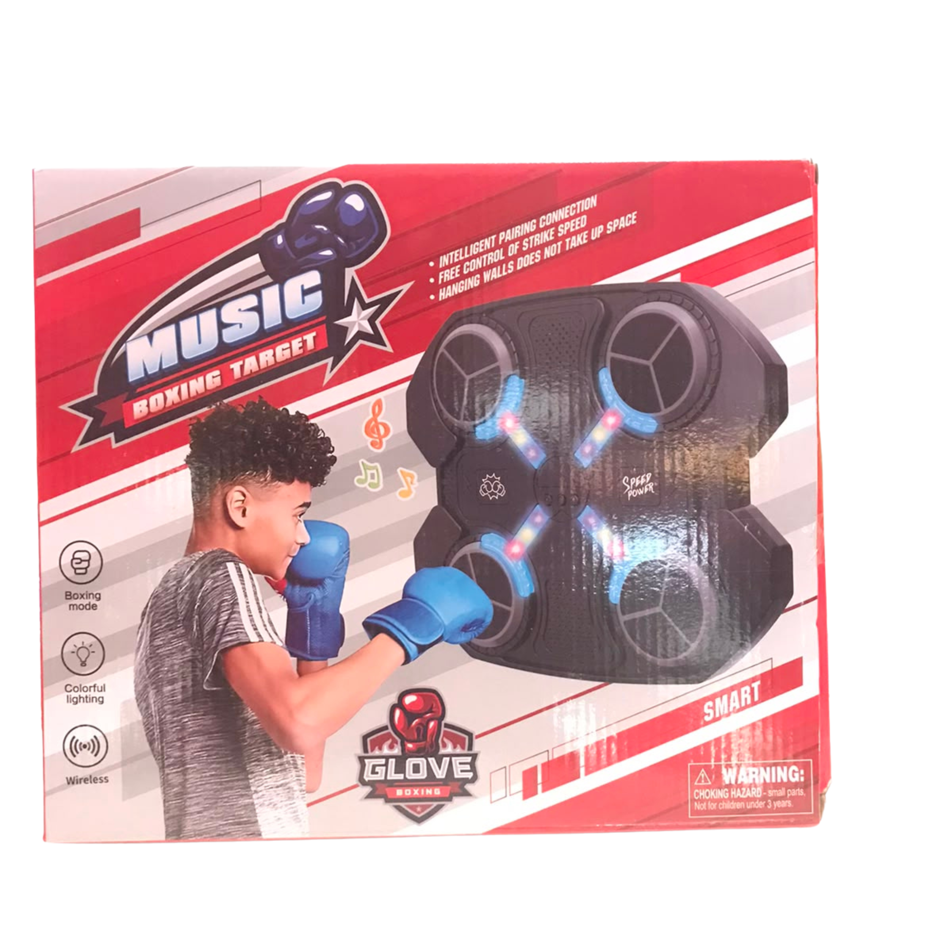 Smart Music Boxing Target – Wall-Mounted Electronic LED Punching Training Machine Secondary image