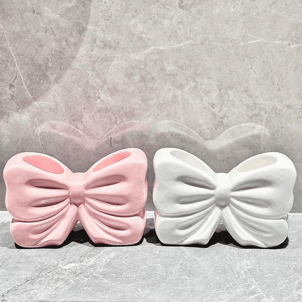 Blush Bow Makeup Brush Holder - Multipurpose Holder