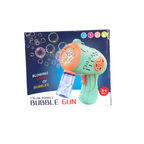 Automatic Color Bubble Gun Blaster – Electric Bubble Machine Toy with Screw-In Liquid Bottle for Kids, Summer Parties, and Birthdays (Ages 3+)