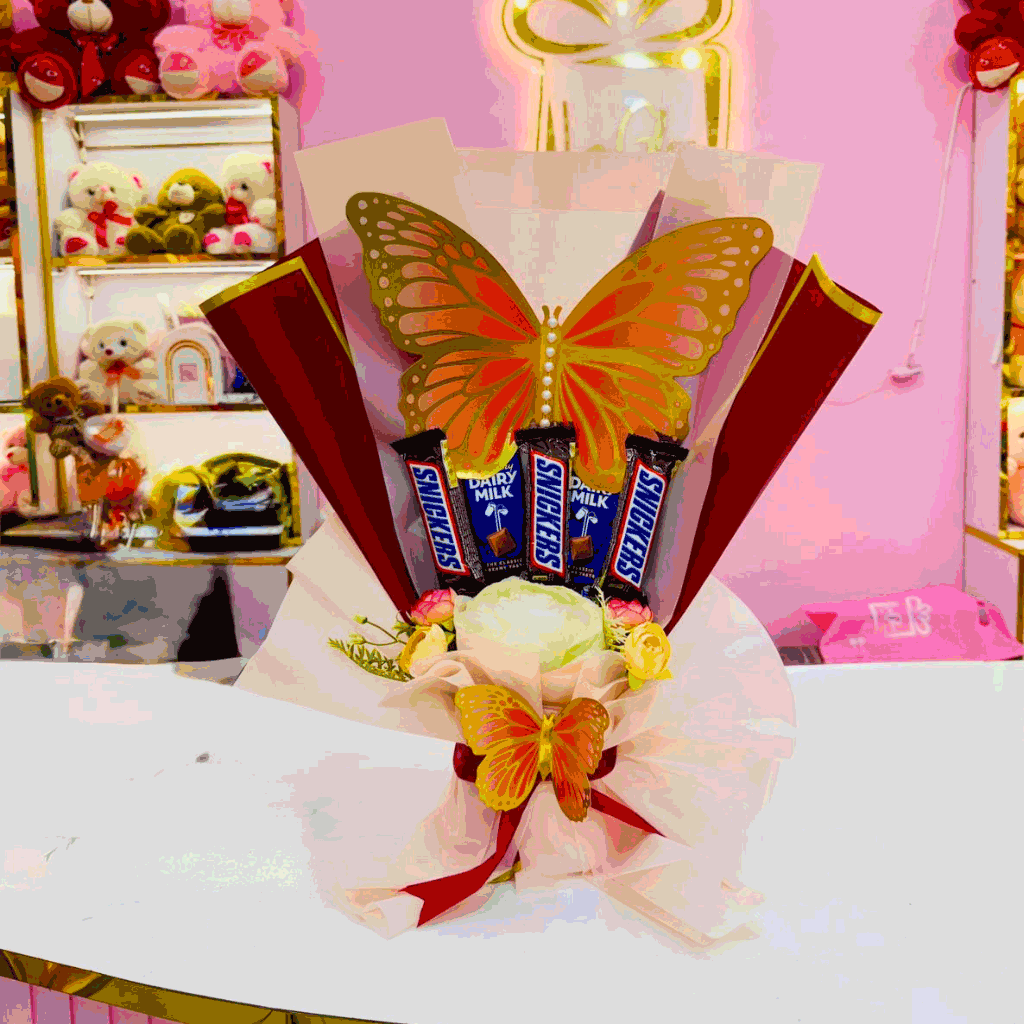 Butterfly Bliss Chocolate Bouquet Main image