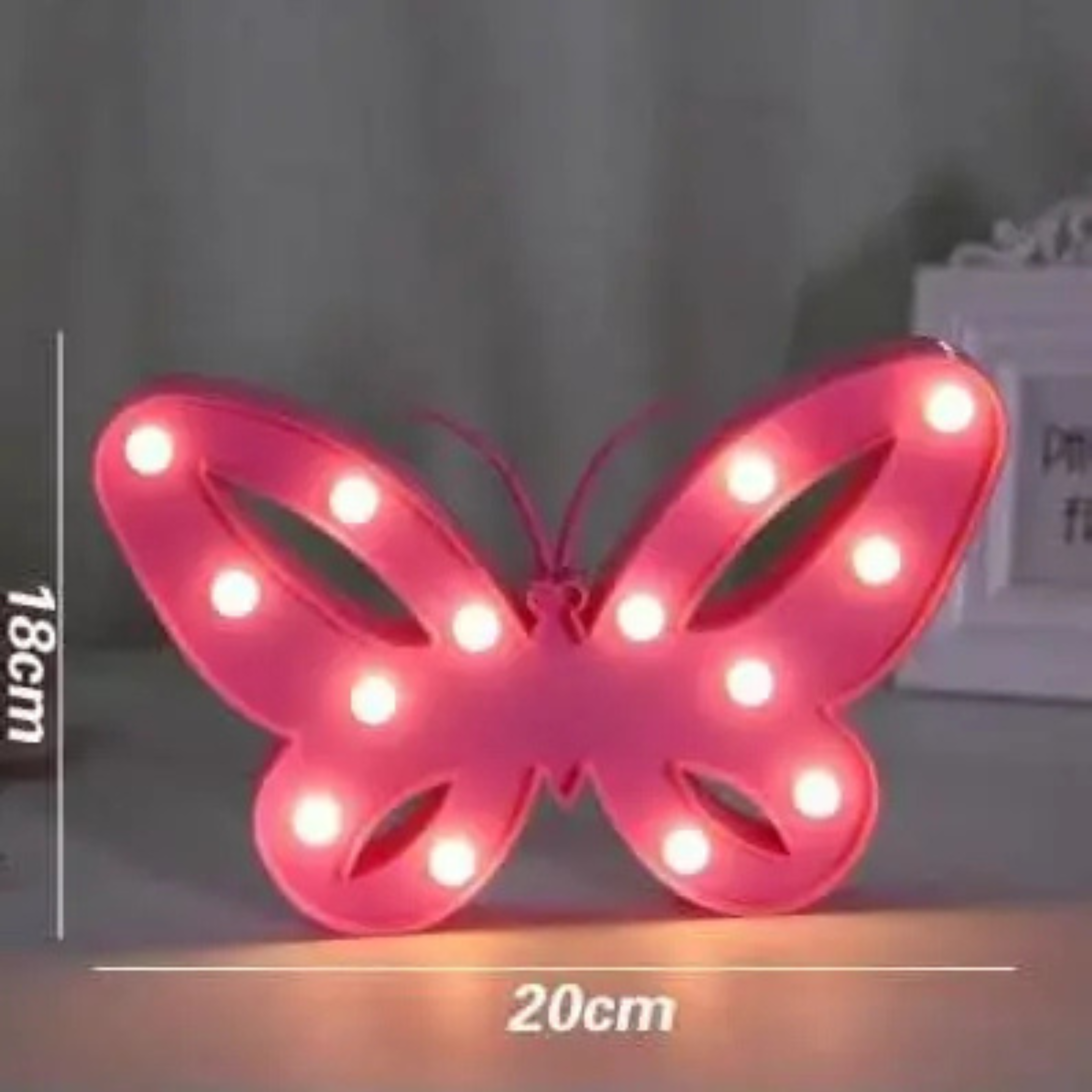 Multicolor Butterfly LED Night Light Lamp Secondary image