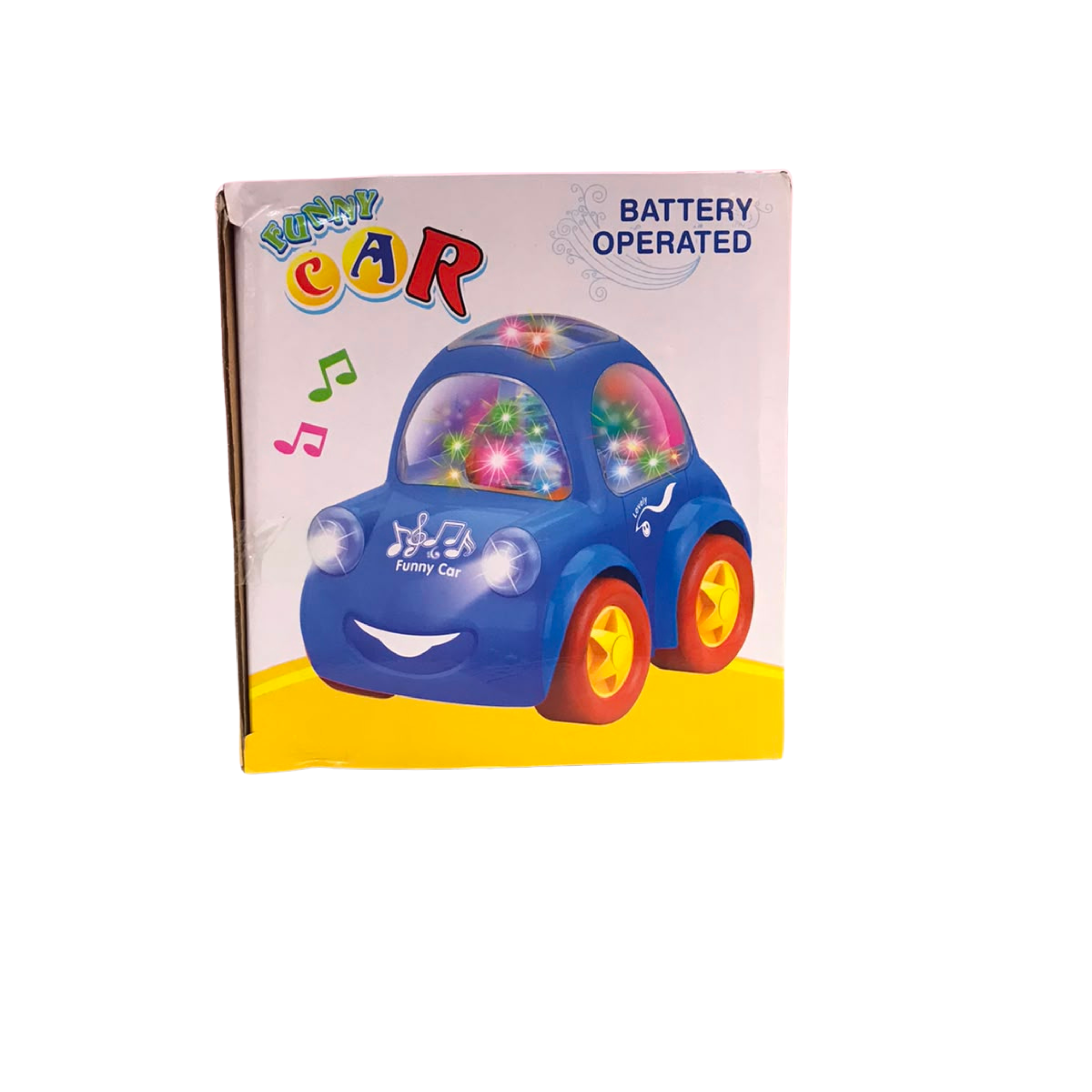Funny Car Battery Operated Musical Toy Vehicle with 3D Flashing Lights Secondary image