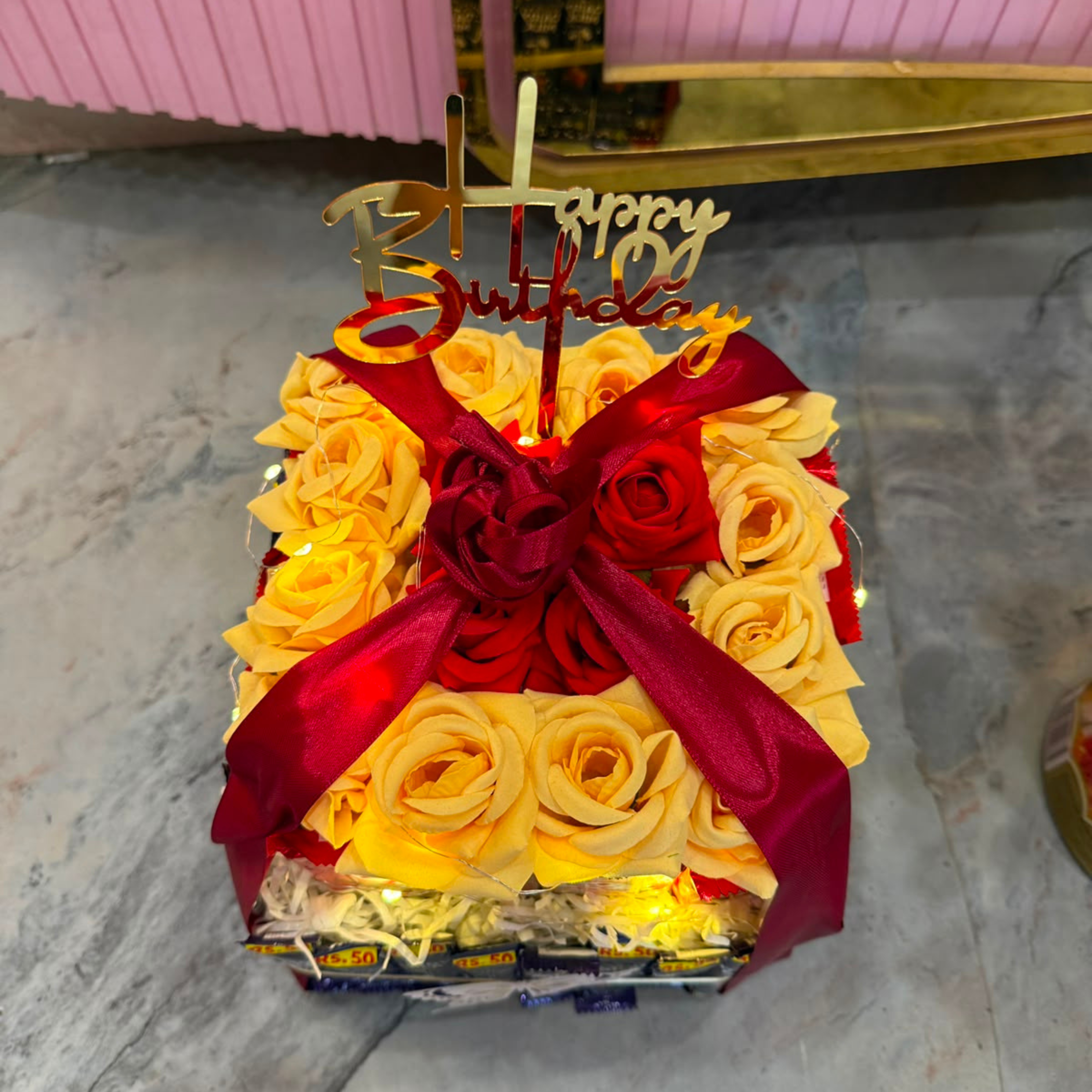 Luxury KitKat & Dairy Milk Chocolate Cake Bouquet – Premium Handcrafted Gift Arrangement Main image