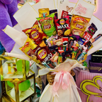 The Ultimate Mega Snack Birthday Bouquet Jumbo Chips & Candy Gift Arrangement