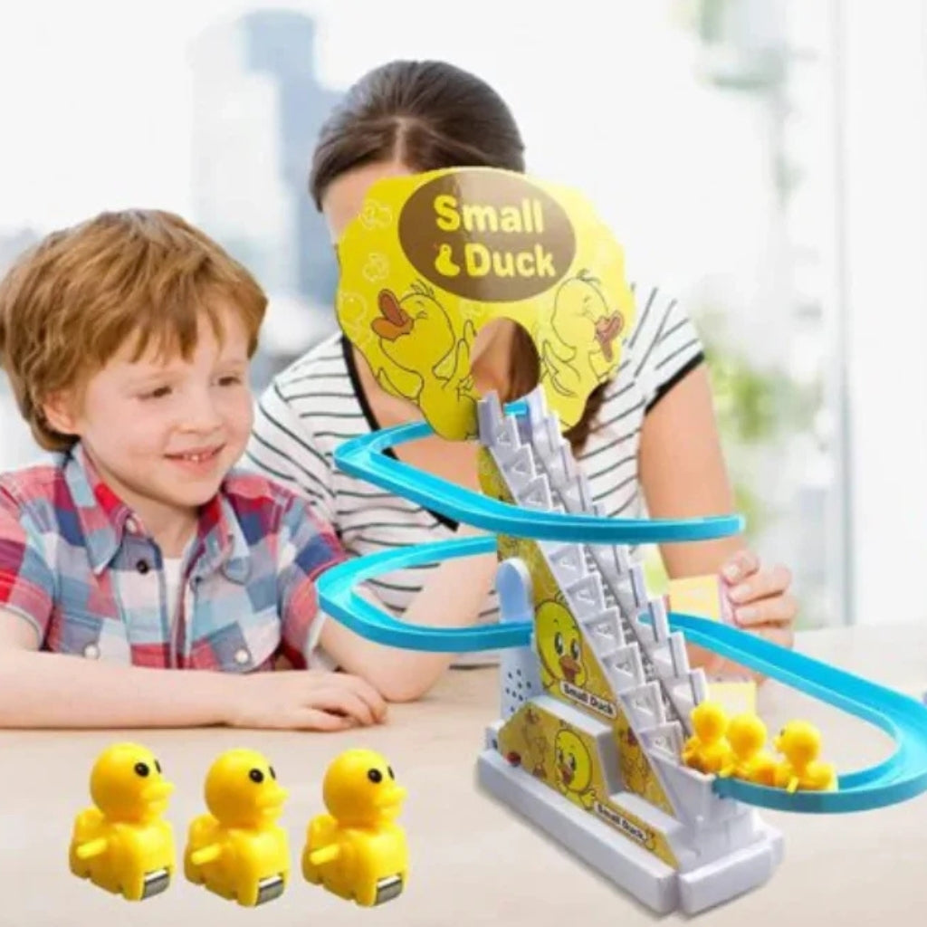 Small Duck Slide Toy – Duck Climbing Stairs Toy For Kids