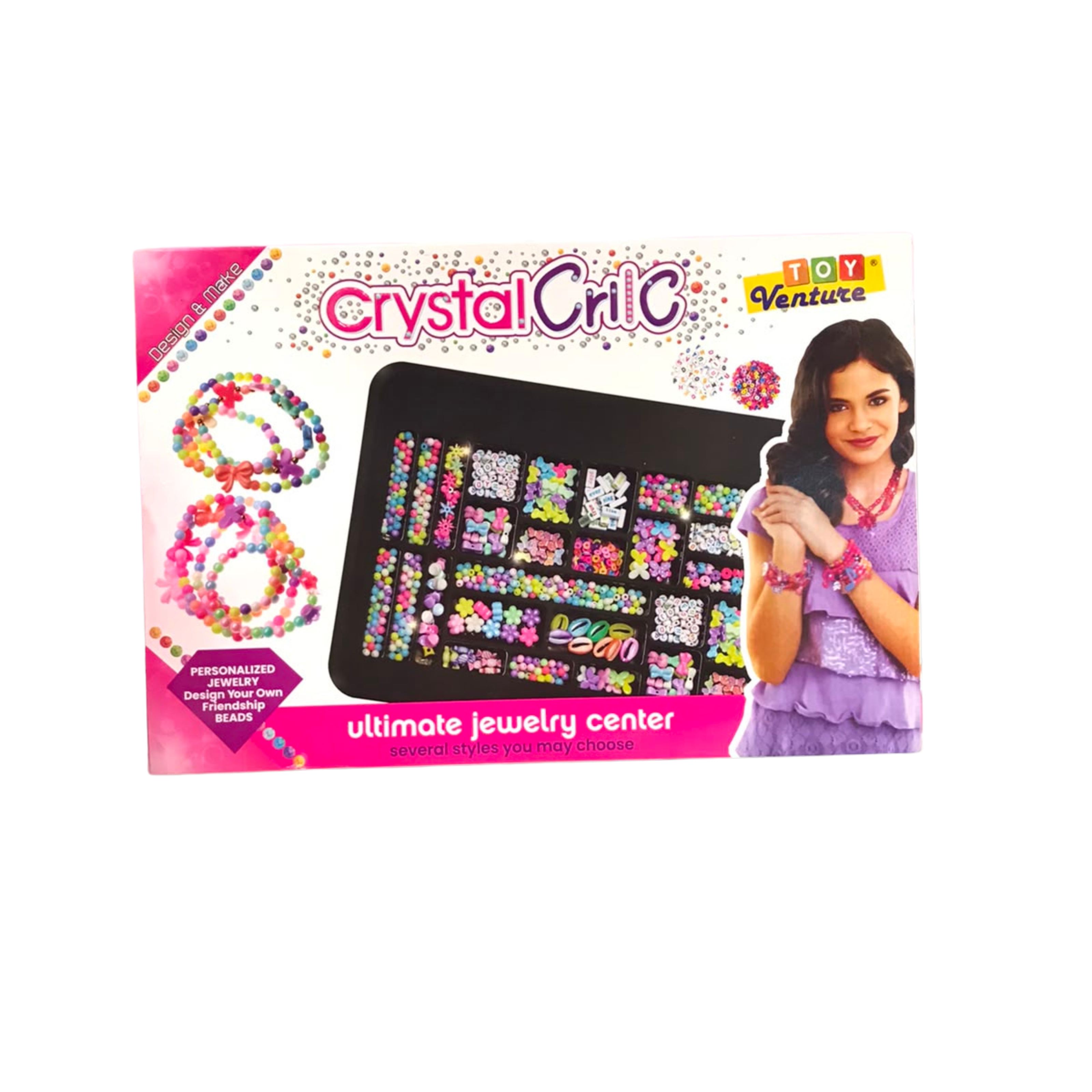 Toy Venture Crystal Cric Ultimate Jewelry Center DIY Bead Craft Kit Secondary image