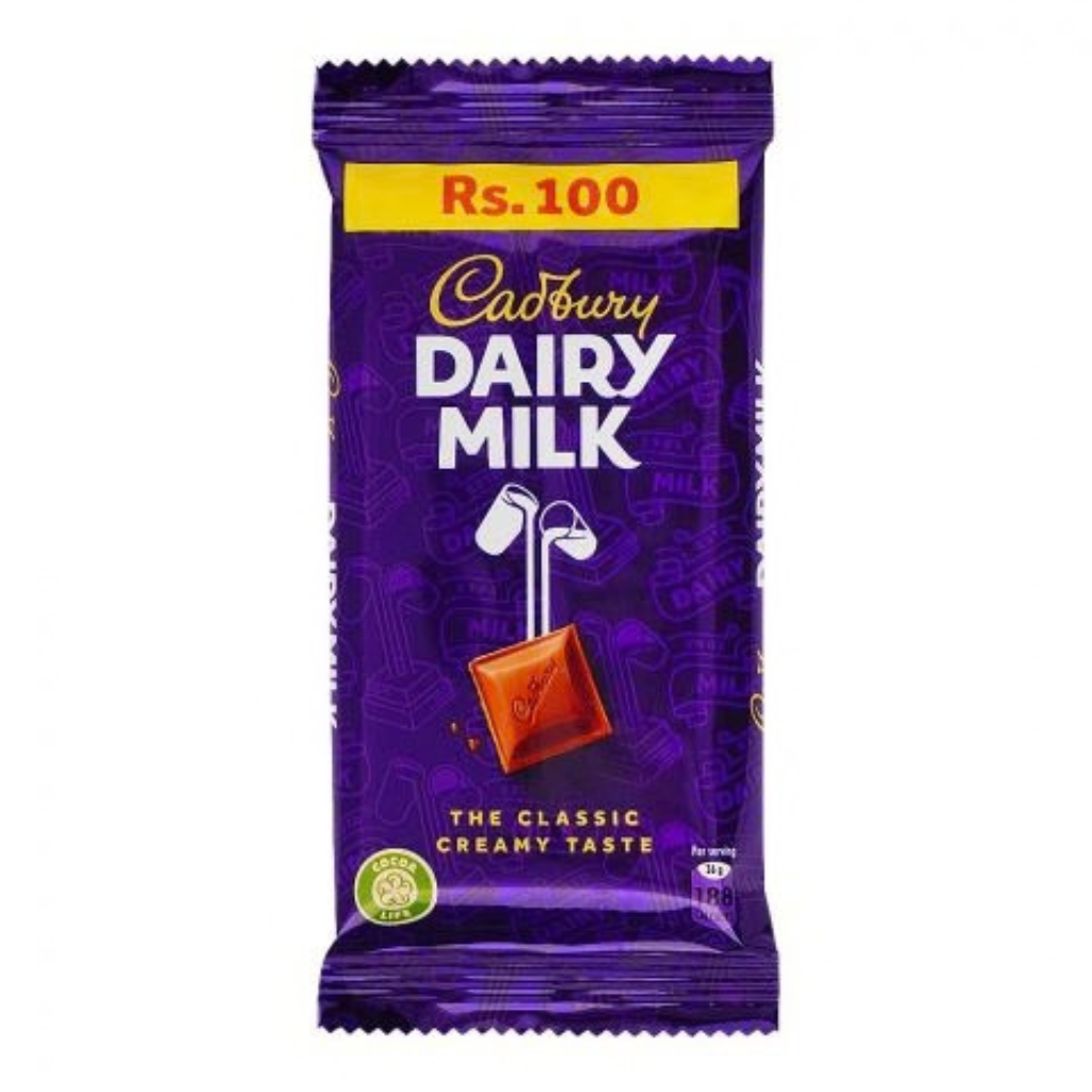 Cadbury Dairy Milk Chocolate Bar Rs.100