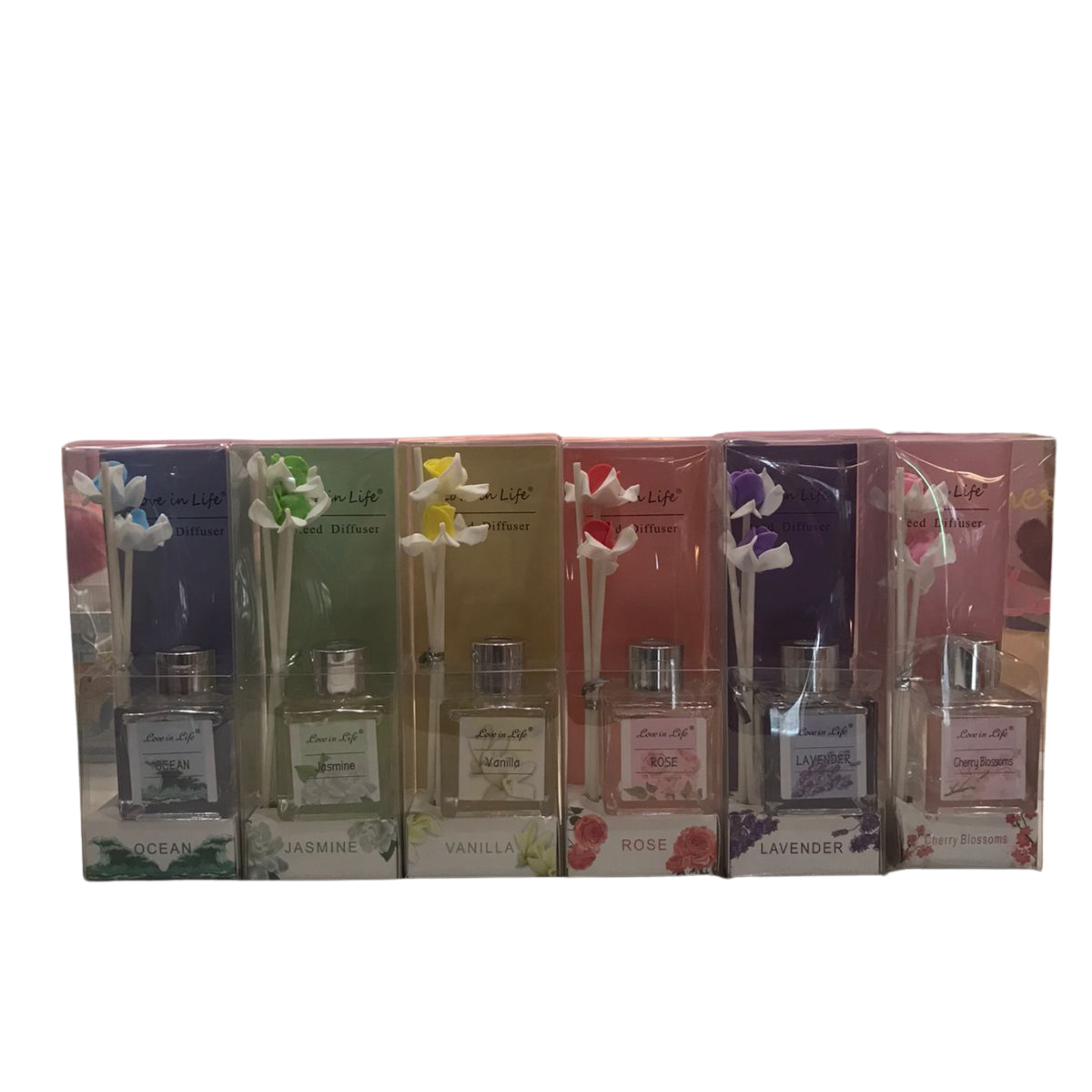 Love in Life Flower Reed Diffuser Aromatherapy Gift Set