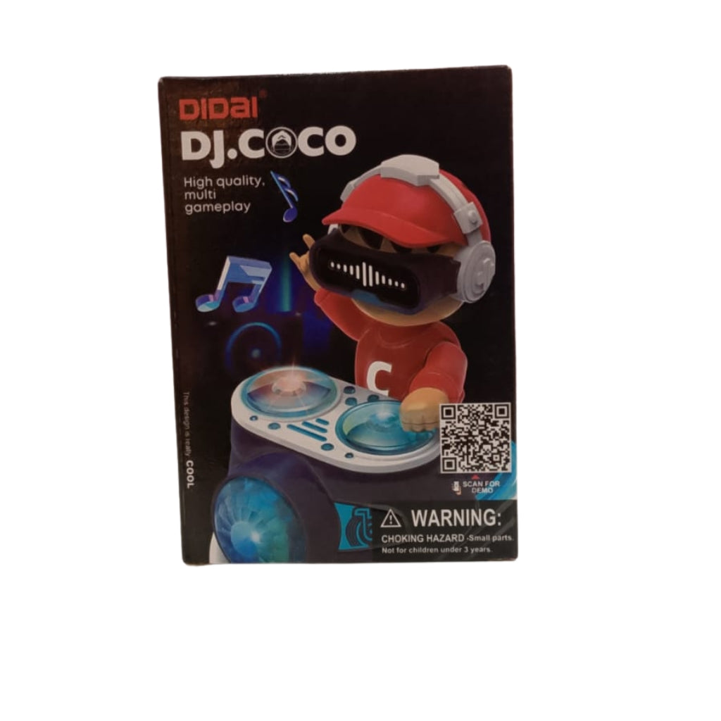 DJ.COCO Dancing Music Toy with LED Lights & Sound Effects