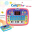 Kids Educational Computer Piano Toy with LED Screen Learning Laptop for Kids 3+