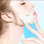 Gua Sha Silicon Facial Ice Roller for Skin Tightening & Glow