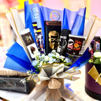 Father's Day Premium Chocolate & Grooming Bouquet – Luxury Gift for Dad