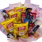 Ultimate Sweet & Savory Snack Bouquet Premium Chocolates, Chips & Plush Gift Arrangement