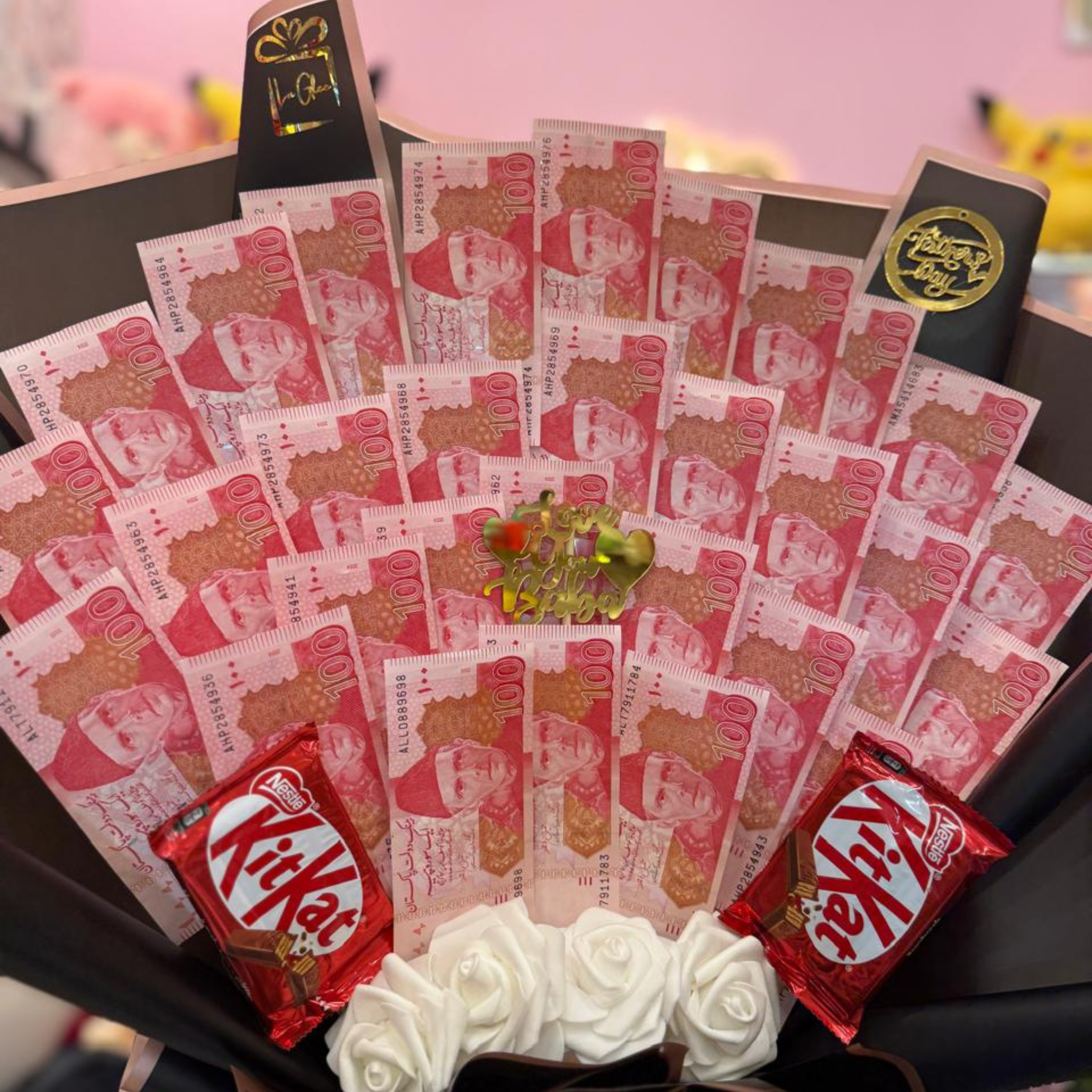 Luxury Money Bouquet with Chocolates – Premium Cash Gift Bouquet Main image