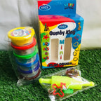 Gumby King Play Dough Set For Kids Mini Clay Play Dough Set With 6 Colors Dough With Boxes And Utensils