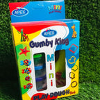 Gumby King Play Dough Set For Kids Mini Clay Play Dough Set With 6 Colors Dough With Boxes And Utensils