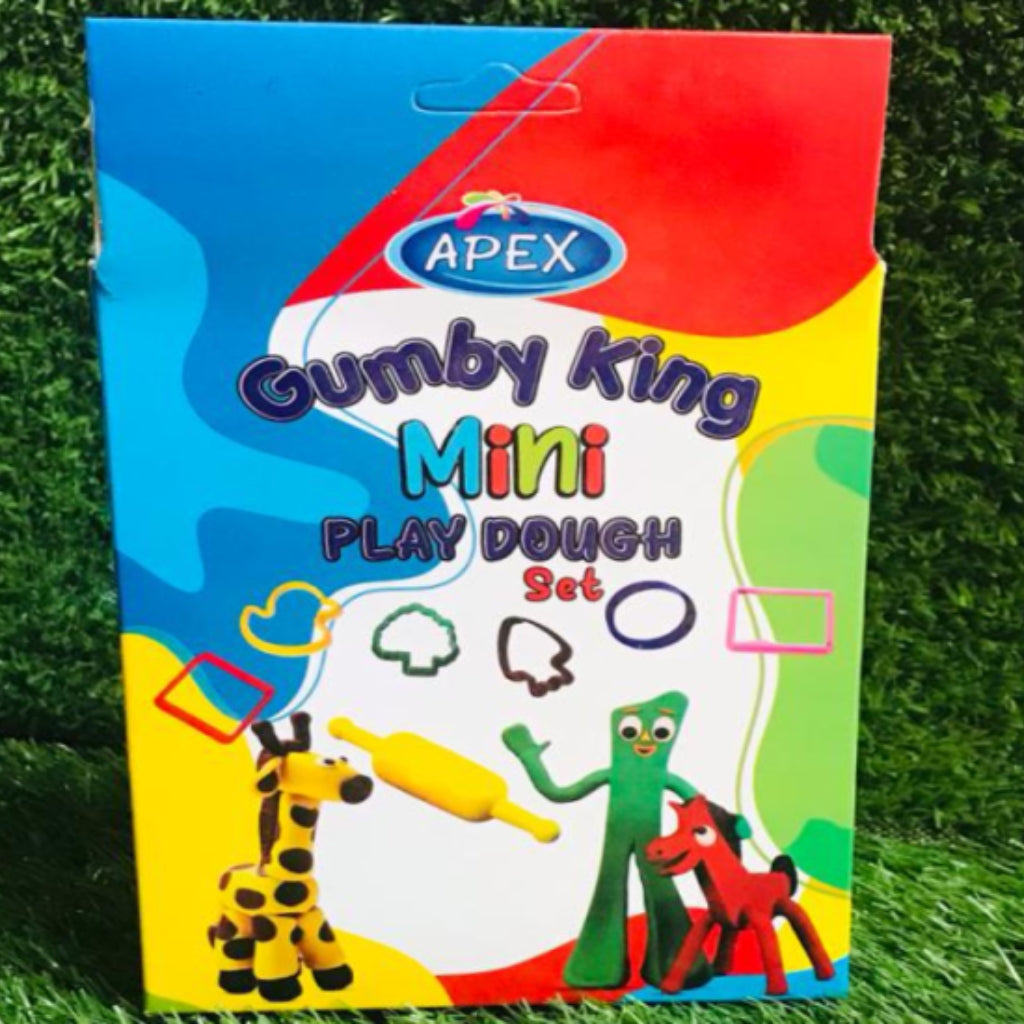 Gumby King Play Dough Set For Kids Mini Clay Play Dough Set With 6 Colors Dough With Boxes And Utensils