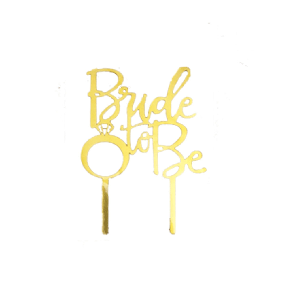 Bride to Be Acrylic Cake Topper For Bridal Shower Wedding Celebration Decoration Supplies Main image