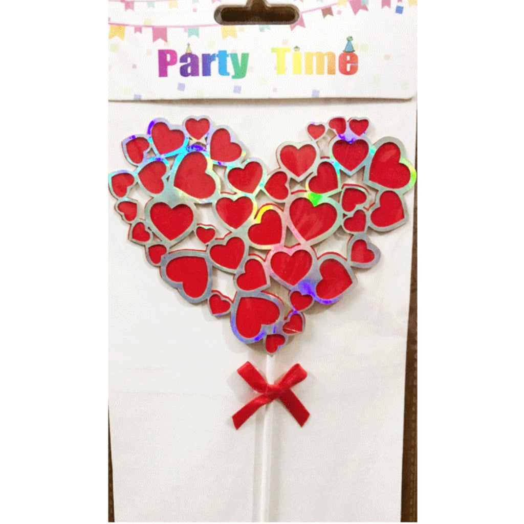 Fancy Heart shape Prop – Fancy Heart Shape Topper Secondary image