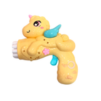 Electric Cute Pegasus Unicorn Bubble Gun Blaster - Automatic Multi-Hole Bubble Maker Machine for Kids and Toddlers