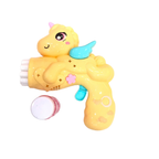 Electric Cute Pegasus Unicorn Bubble Gun Blaster - Automatic Multi-Hole Bubble Maker Machine for Kids and Toddlers