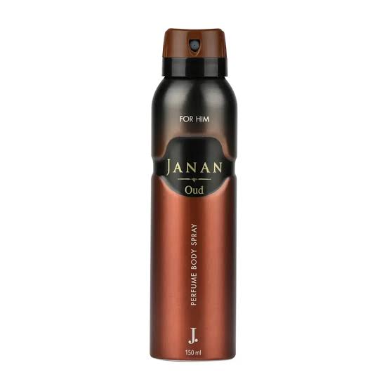 J. Janan Oud Perfume Body Spray for Men (150ml) Main image