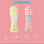 Portable Mini Retractable Silicone Juicer Cup Electric Home Use Fruit Juicer Cup Easy To Carry Compact Size Kitchen Appliance