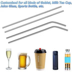 Stainless steel straw