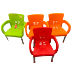 Tailor Deluxe Premium Plastic Kids Armchairs with Ventilation Slots