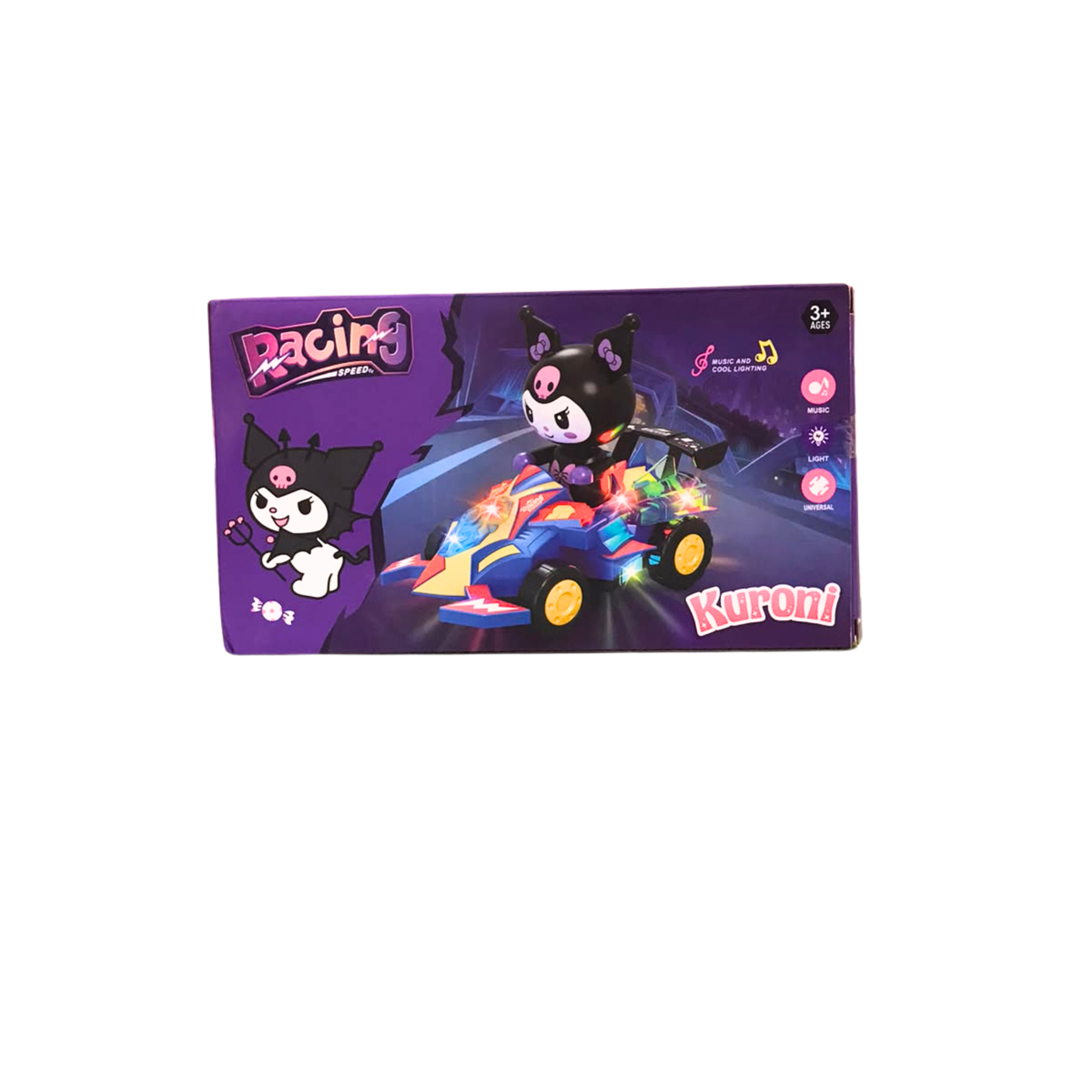 Kuroni Racing Speed Musical Toy Car with Cool Lights and Music Main image