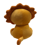 Cute Sitting Lion Plush Toy with Soft Flower Mane