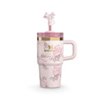 The Stanley X LoveShackFancy Holiday Quencher – 20Oz – Rosa Beaux Pink